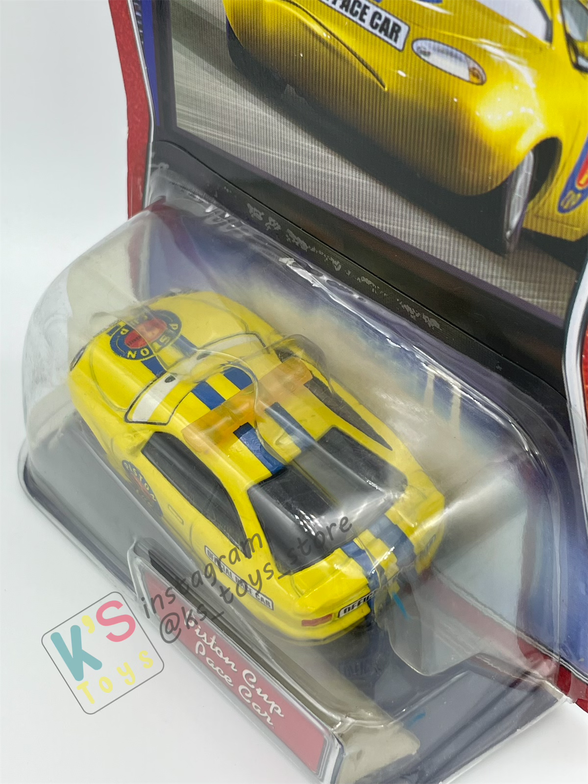 DISNEY PIXAR CARS BY MATTEL, CHARLIE CHECKER RED TAILLIGHTS - WALMART SERIES - BNIP