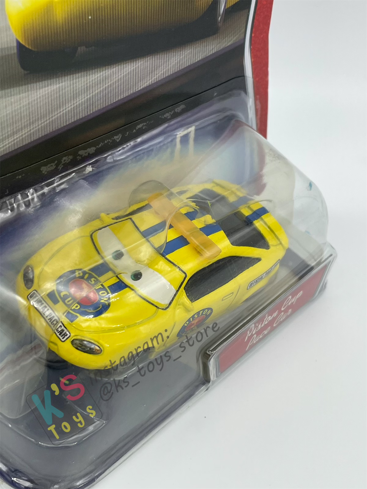 DISNEY PIXAR CARS BY MATTEL, CHARLIE CHECKER RED TAILLIGHTS - WALMART SERIES - BNIP