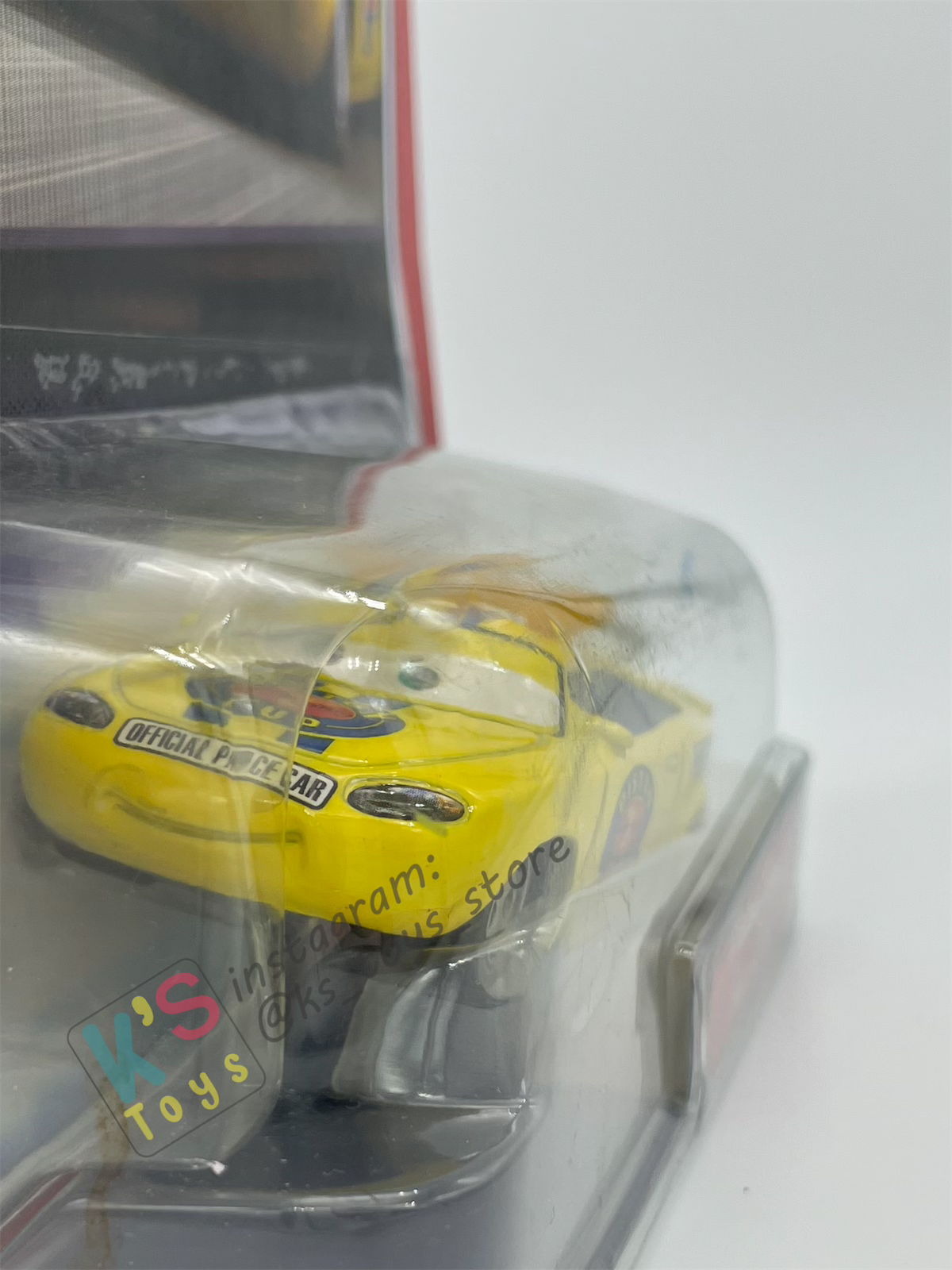 DISNEY PIXAR CARS BY MATTEL, CHARLIE CHECKER RED TAILLIGHTS - WALMART SERIES - BNIP
