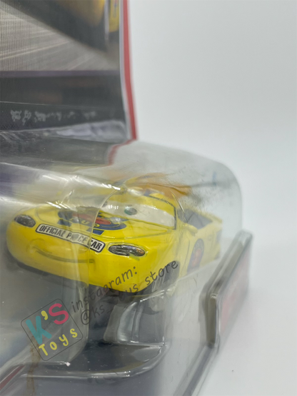 DISNEY PIXAR CARS BY MATTEL, CHARLIE CHECKER RED TAILLIGHTS - WALMART SERIES - BNIP