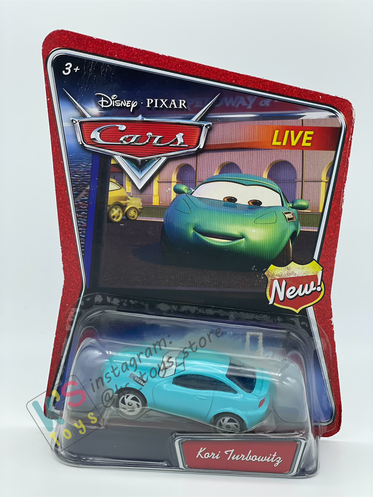 DISNEY PIXAR CARS BY MATTEL, KORI TURBOWITZ - WALMART SERIES - BNIP