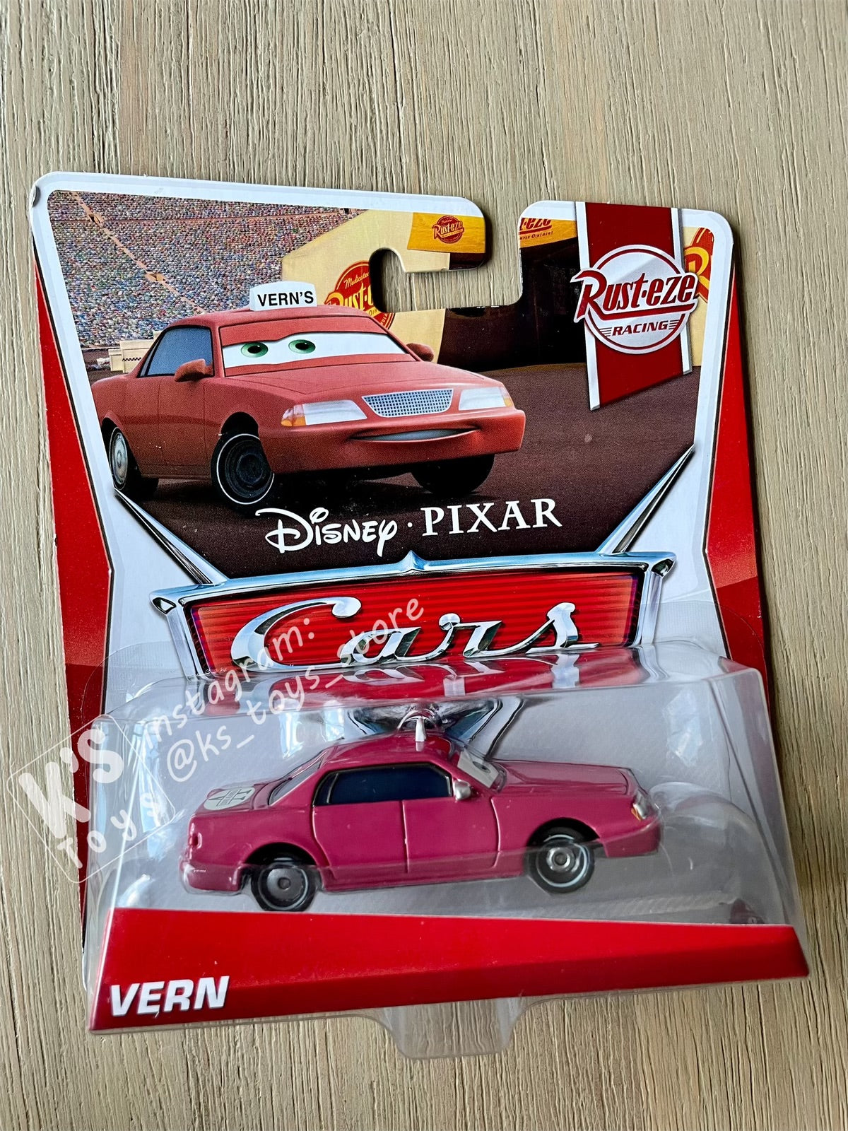 DISNEY PIXAR CARS BY MATTEL, “VERN" RUST-EZE SERIES - BNIP