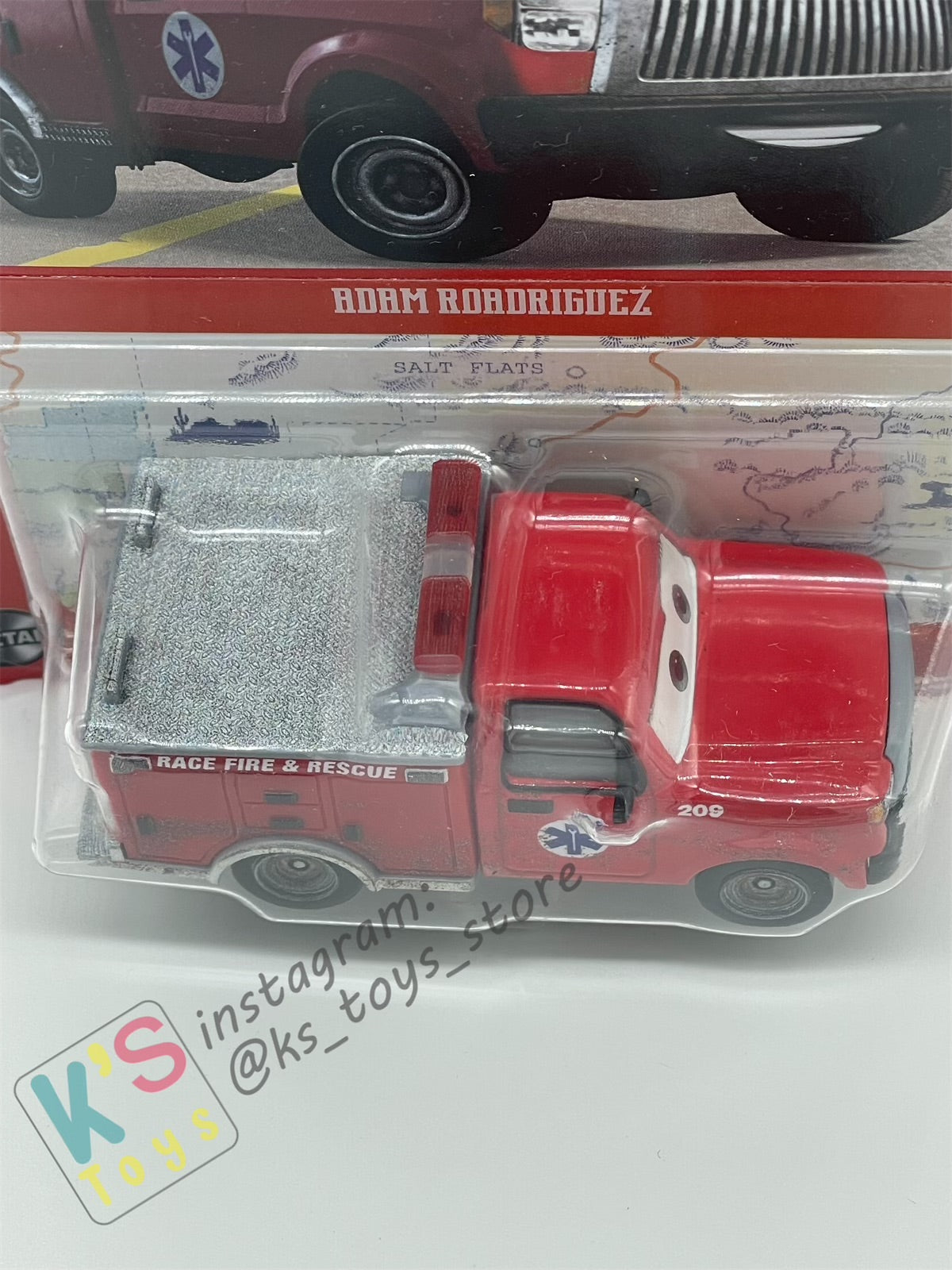 Disney Pixar Cars by MATTEL,  ADAM RODRIGUEZ - 2023 NEW RELEASE - BNIP