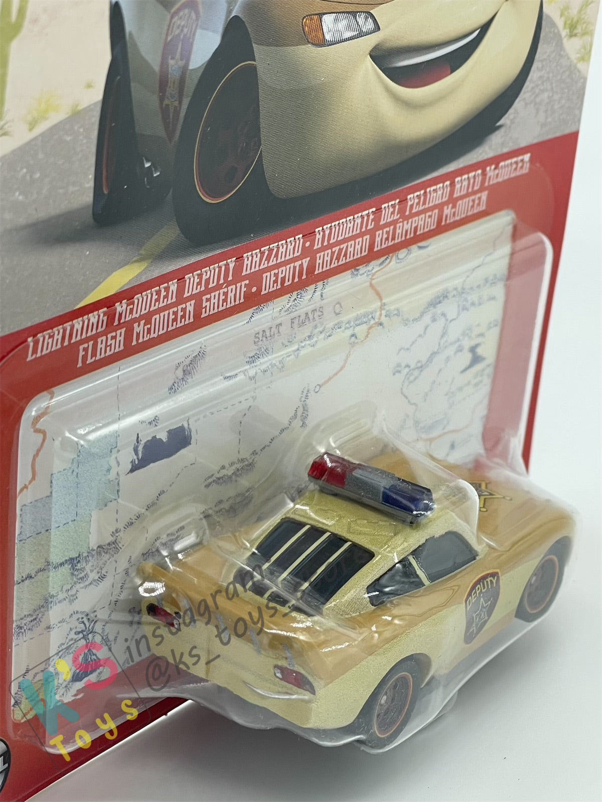 DISNEY PIXAR CARS BY MATTEL, DEPUTY HAZARD LIGHTNING MCQUEEN - 2023 NEW RELEASED - BNIP