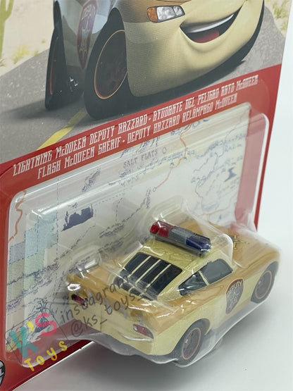 DISNEY PIXAR CARS BY MATTEL, DEPUTY HAZARD LIGHTNING MCQUEEN - 2023 NEW RELEASED - BNIP