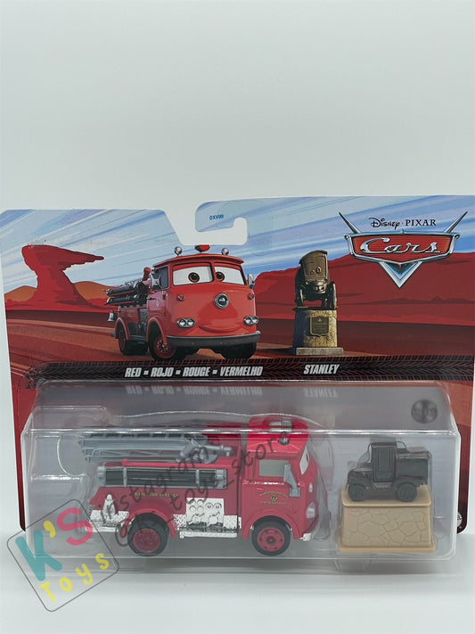 Disney Pixar Cars 1:55 2-Pack RED AND STANLEY - BNIP