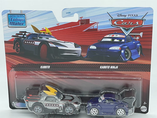 Disney Pixar Cars 1:55 2-Pack KABUTO & KABUTO NINJA - BNIP