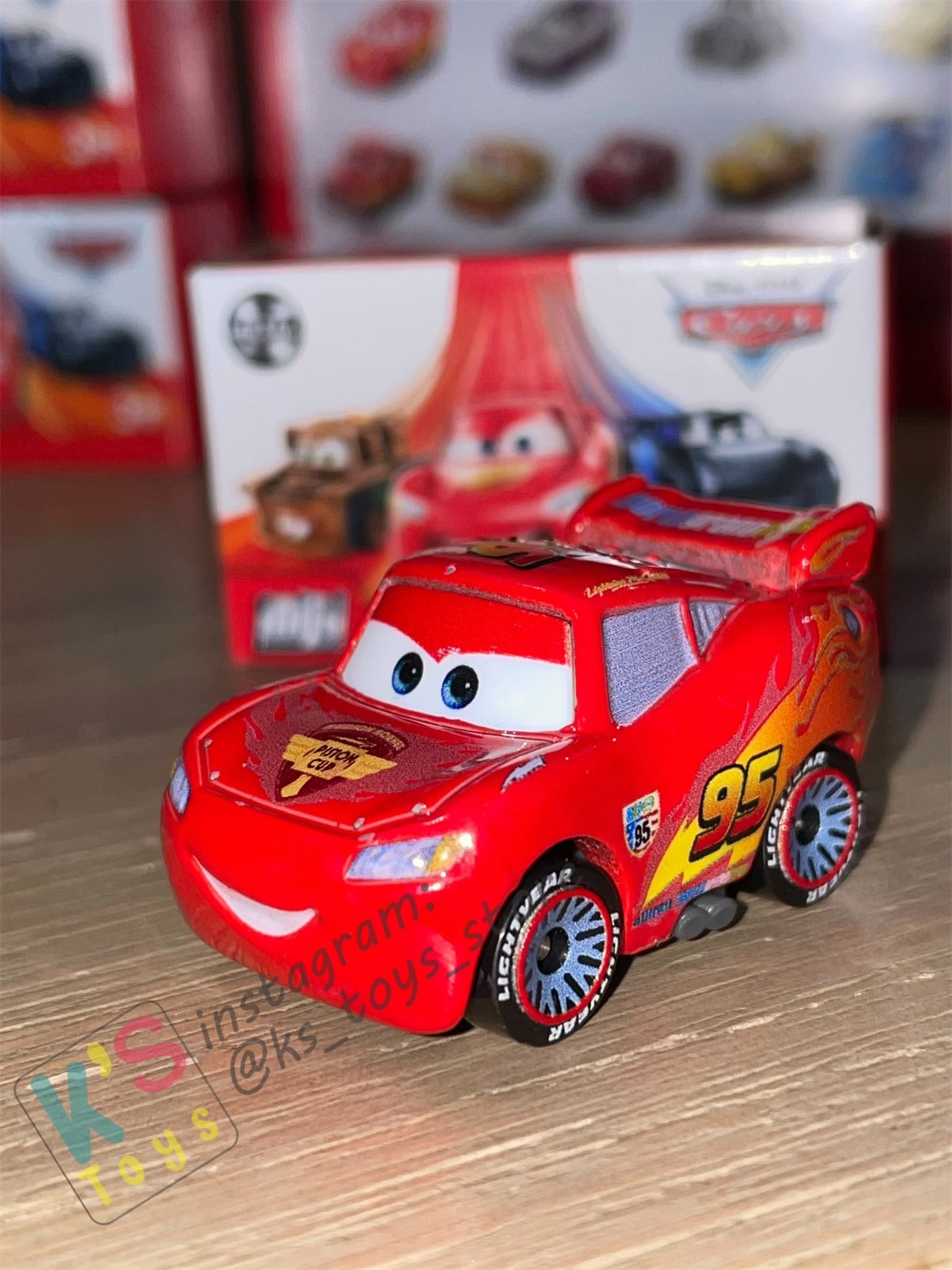 Mini Racers Lightning Mcqueen Cars Mini Racers Auto Veelkleurig