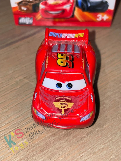 Mini Racers Pixar Disney Cars, 2022 Series 1 #03 WGP LIGHTNING MCQUEEN CARS 2