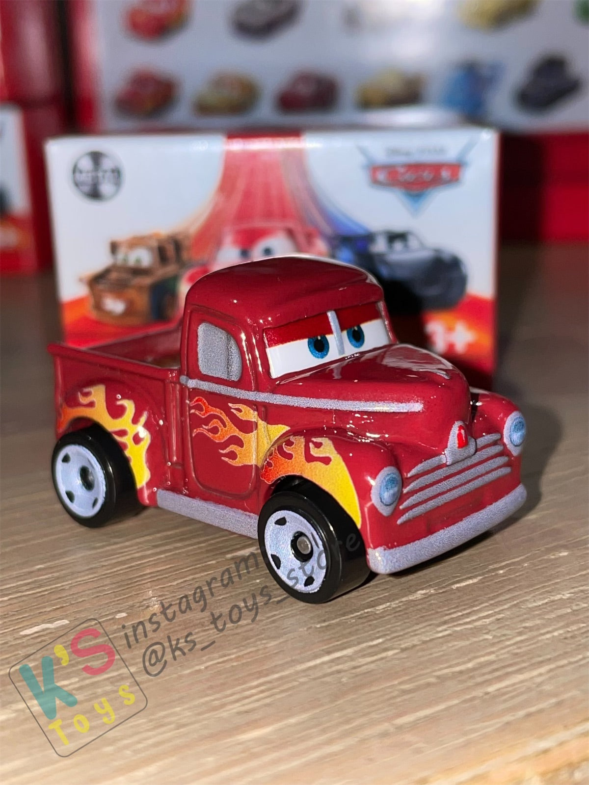 Mini Racers Pixar Disney Cars, 2022 Series 1 #02 HOTROD SMOKEY