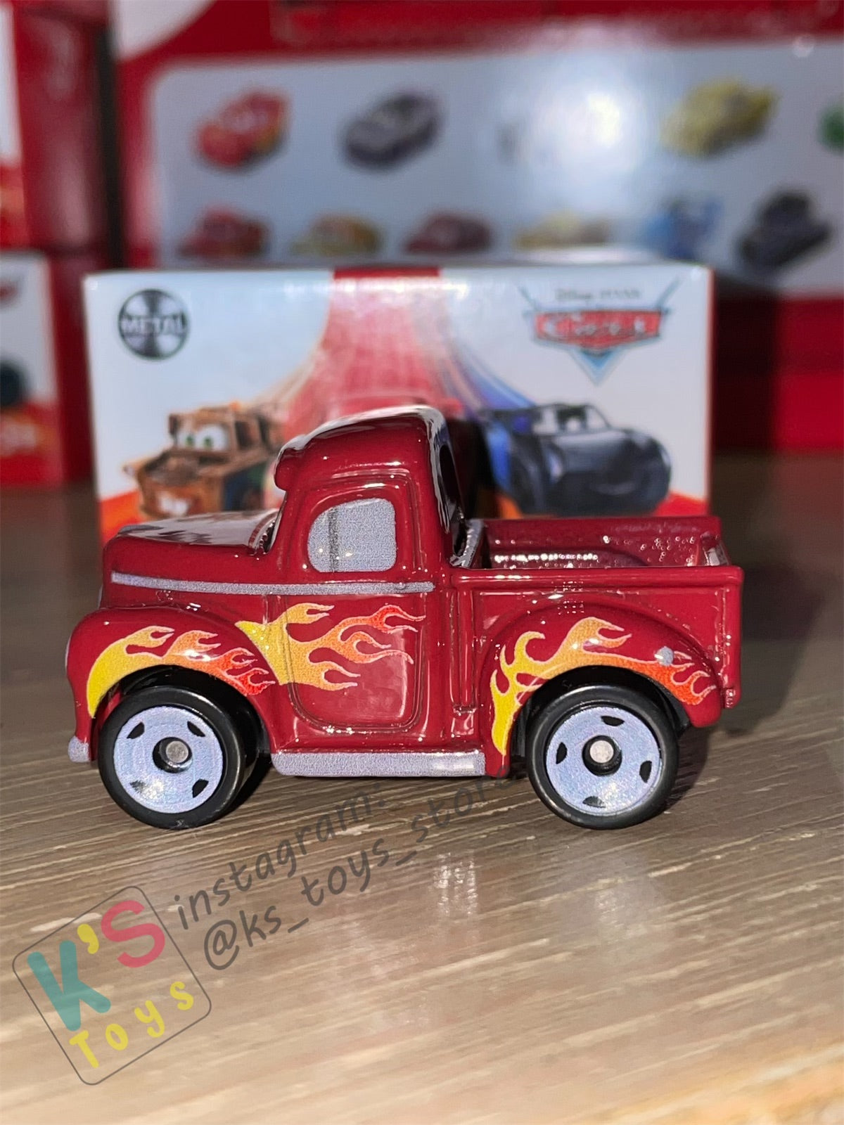 Mini Racers Pixar Disney Cars, 2022 Series 1 #02 HOTROD SMOKEY