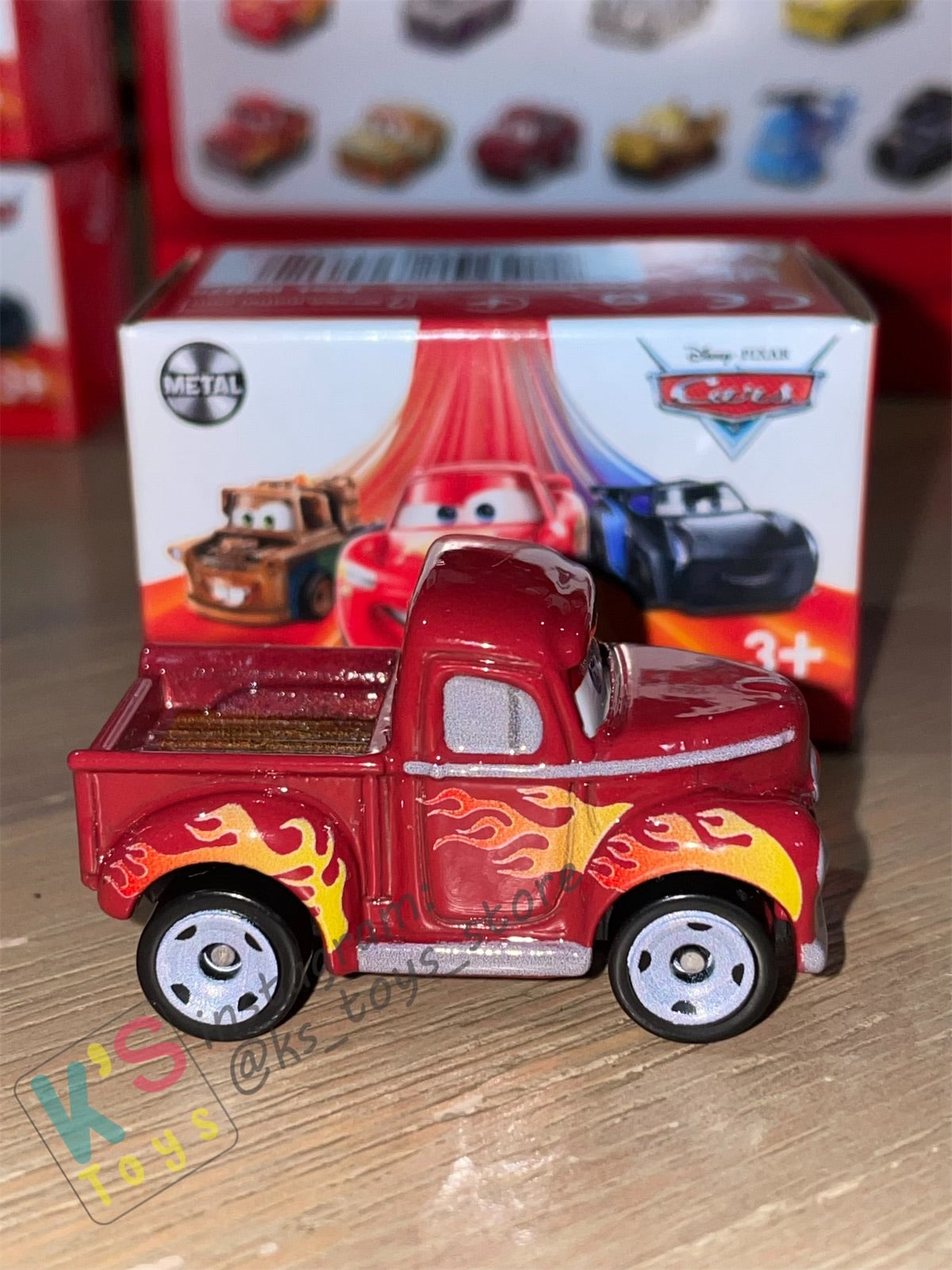 Mini Racers Pixar Disney Cars, 2022 Series 1 #02 HOTROD SMOKEY