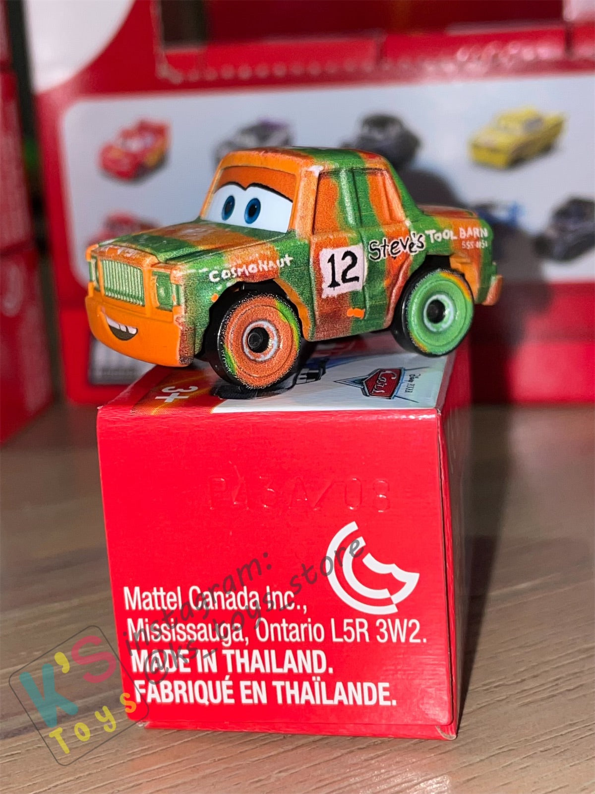 Mini Racers Pixar Disney Cars, 2022 Series 1 #08 HIGH IMPACT