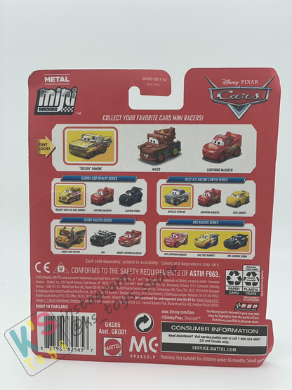 MINI RACERS DISNEY PIXAR CARS 3-PACK GOLDEN RAMONE, LIGHTNING MCQUEEN CARS 3 AND MATER - BNIP