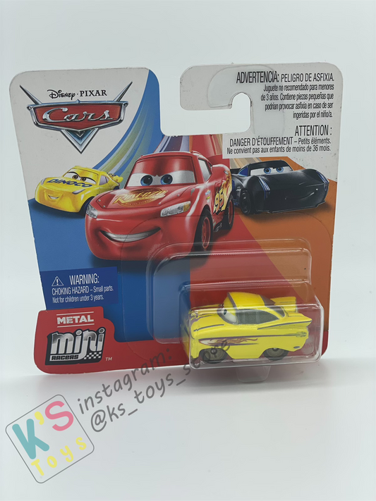 Mini Racers Disney Pixar Cars by Mattel, YELLOW RAMONE - BNIP