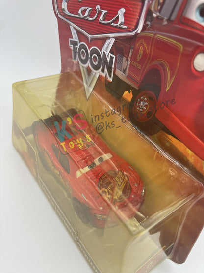 DISNEY PIXAR CARS BY MATTEL, "SOAKED LIGHTNING MCQUEEN" - BNIP - READ DESCRIPTION!!!
