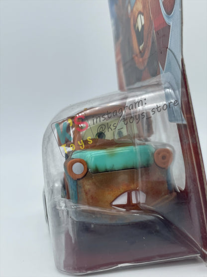 DISNEY PIXAR CARS BY MATTEL, "MATER WITH HOOD" LENTICULAR EYES CHASE SERIES - BNIP