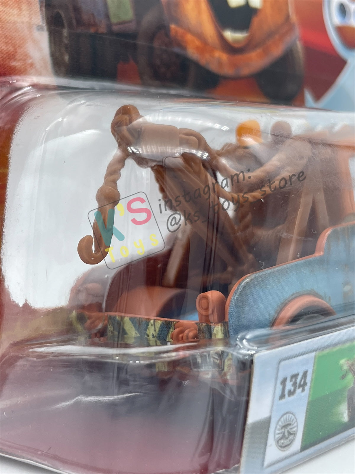 DISNEY PIXAR CARS BY MATTEL, "MATER WITH HOOD" LENTICULAR EYES CHASE SERIES - BNIP