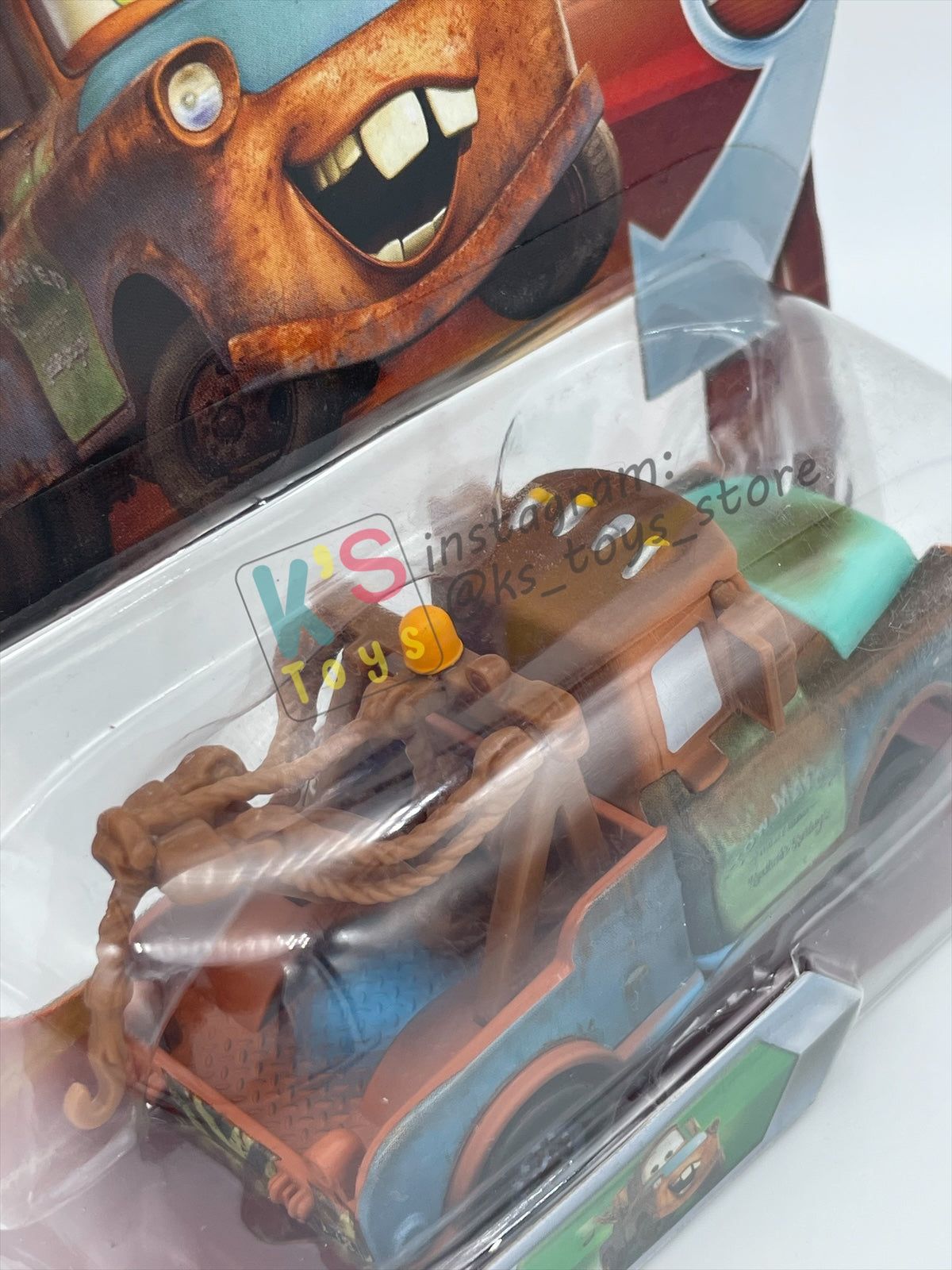 DISNEY PIXAR CARS BY MATTEL, "MATER WITH HOOD" LENTICULAR EYES CHASE SERIES - BNIP