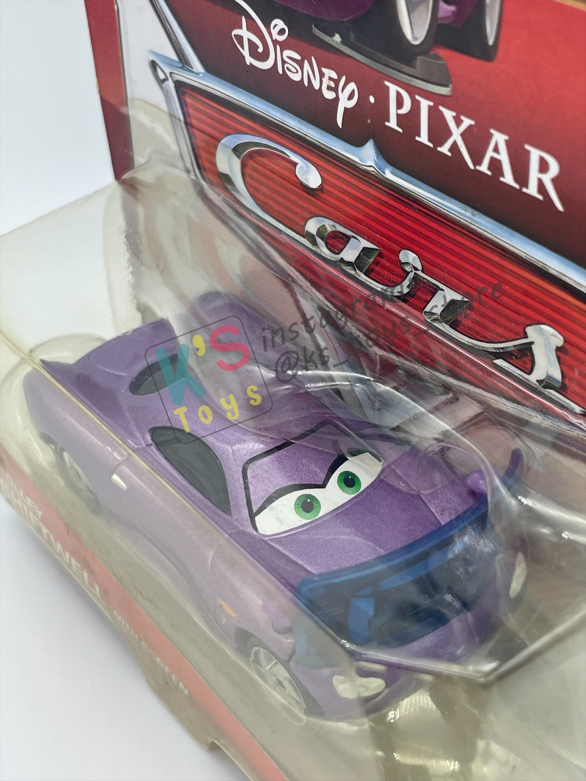 DISNEY PIXAR CARS 1:55 BY MATTEL,  "HOLLEY SHIFTWELL WITH SCREEN" - PALACE CHAOS SERIES - BNIP