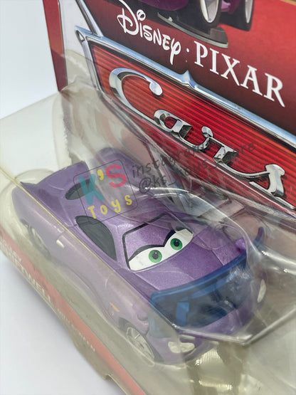 DISNEY PIXAR CARS 1:55 BY MATTEL,  "HOLLEY SHIFTWELL WITH SCREEN" - PALACE CHAOS SERIES - BNIP
