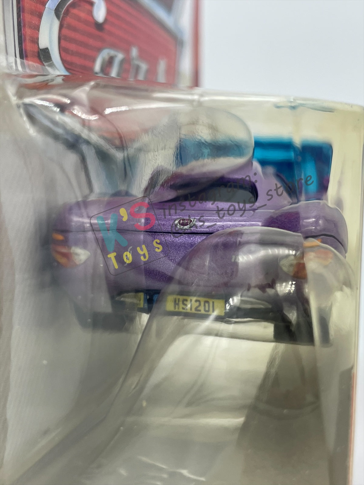 DISNEY PIXAR CARS 1:55 BY MATTEL,  "HOLLEY SHIFTWELL WITH SCREEN" - PALACE CHAOS SERIES - BNIP