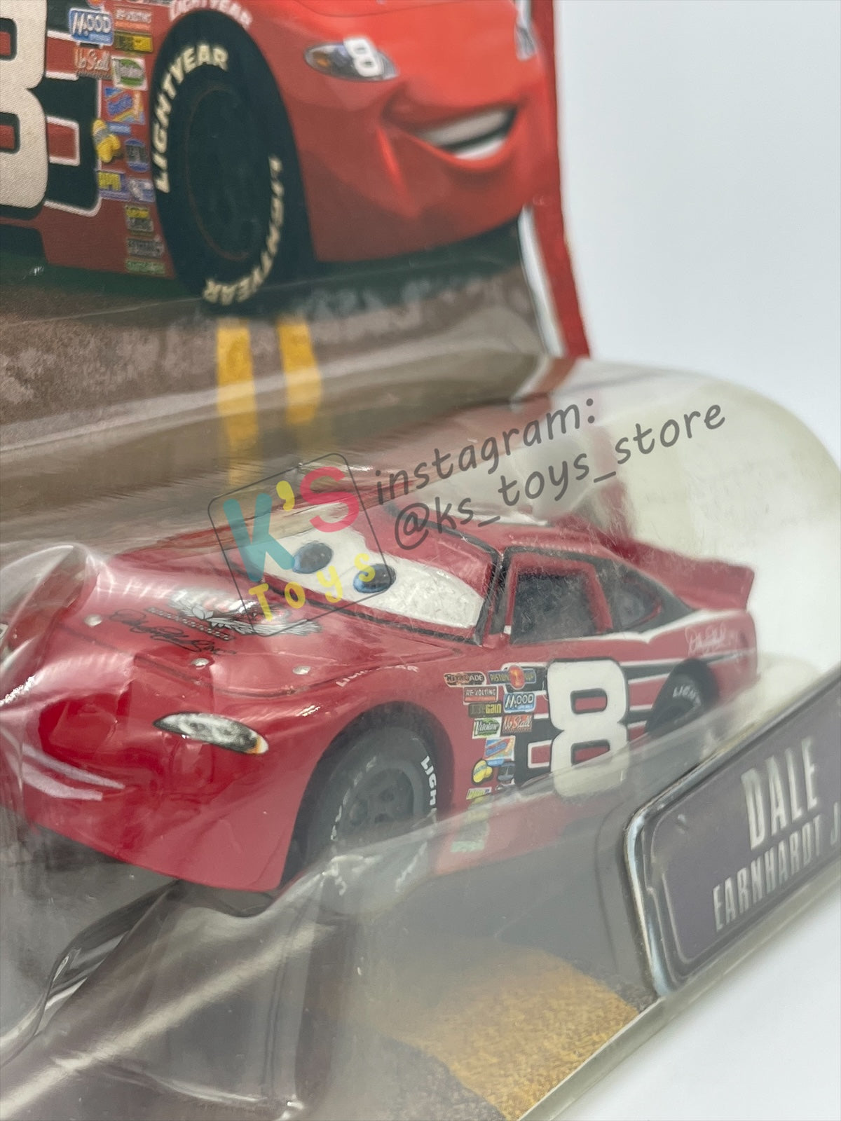 DISNEY PIXAR CARS BY MATTEL, THE WORLD OF CARS SERIES - DALE EARNHARDT JR - BNIP