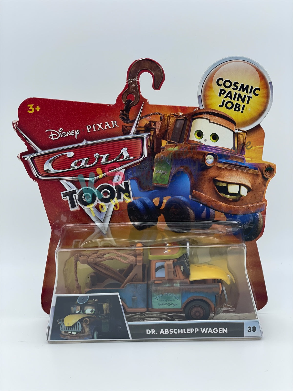 DISNEY PIXAR CARS BY MATTEL, "DR. ABSCHLEPP WAGEN" CARS TOON UFM SERIES - BNIP