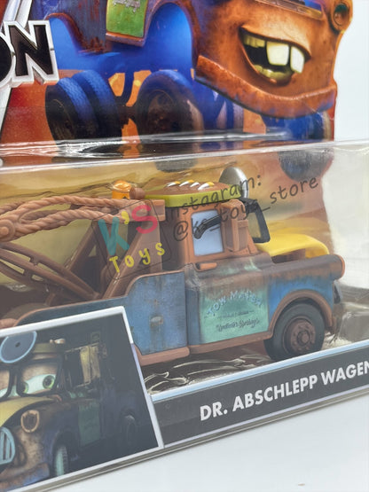 DISNEY PIXAR CARS BY MATTEL, "DR. ABSCHLEPP WAGEN" CARS TOON UFM SERIES - BNIP