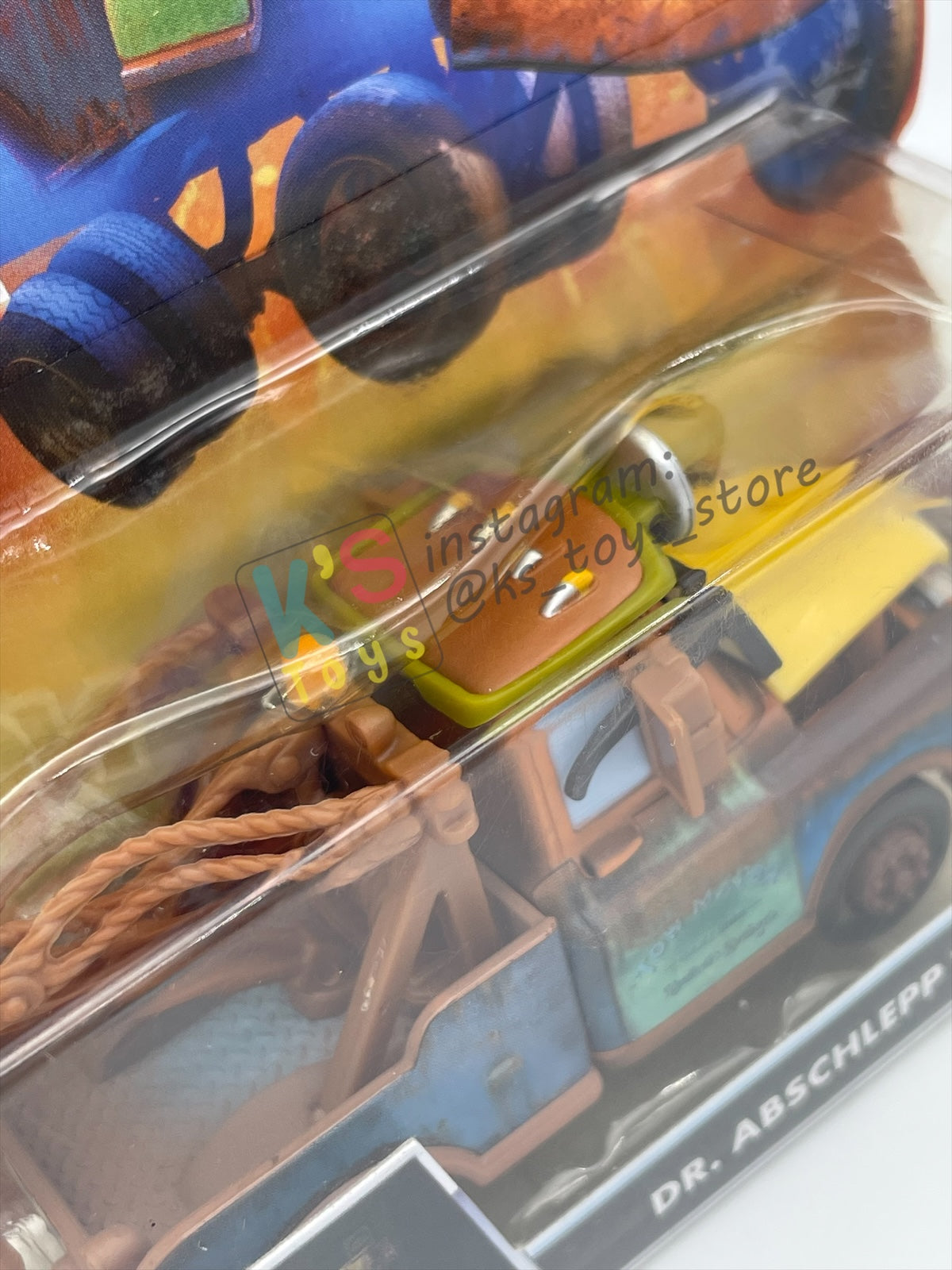 DISNEY PIXAR CARS BY MATTEL, "DR. ABSCHLEPP WAGEN" CARS TOON UFM SERIES - BNIP