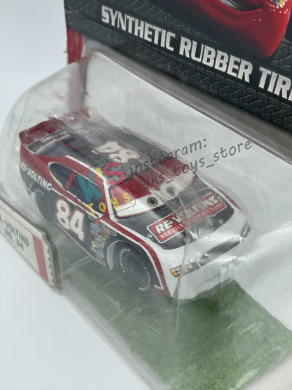 DISNEY PIXAR CARS 1:55 BY MATTEL, "RE-VOLTING NO. 84" SYNTHETIC RUBBER TIRES SERIES - BNIP