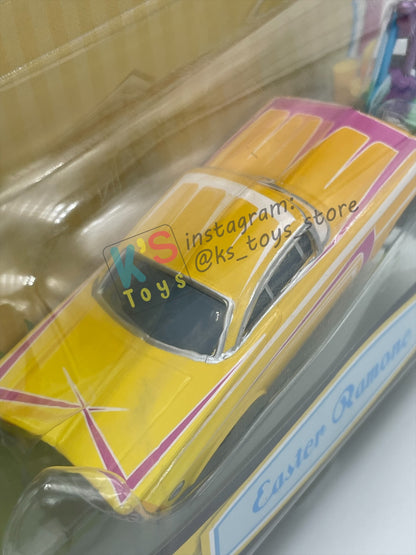 DISNEY PIXAR CARS 1:55 BY MATTEL, "EASTER RAMONE WITH BASKET" EASTER SERIES - BNIP