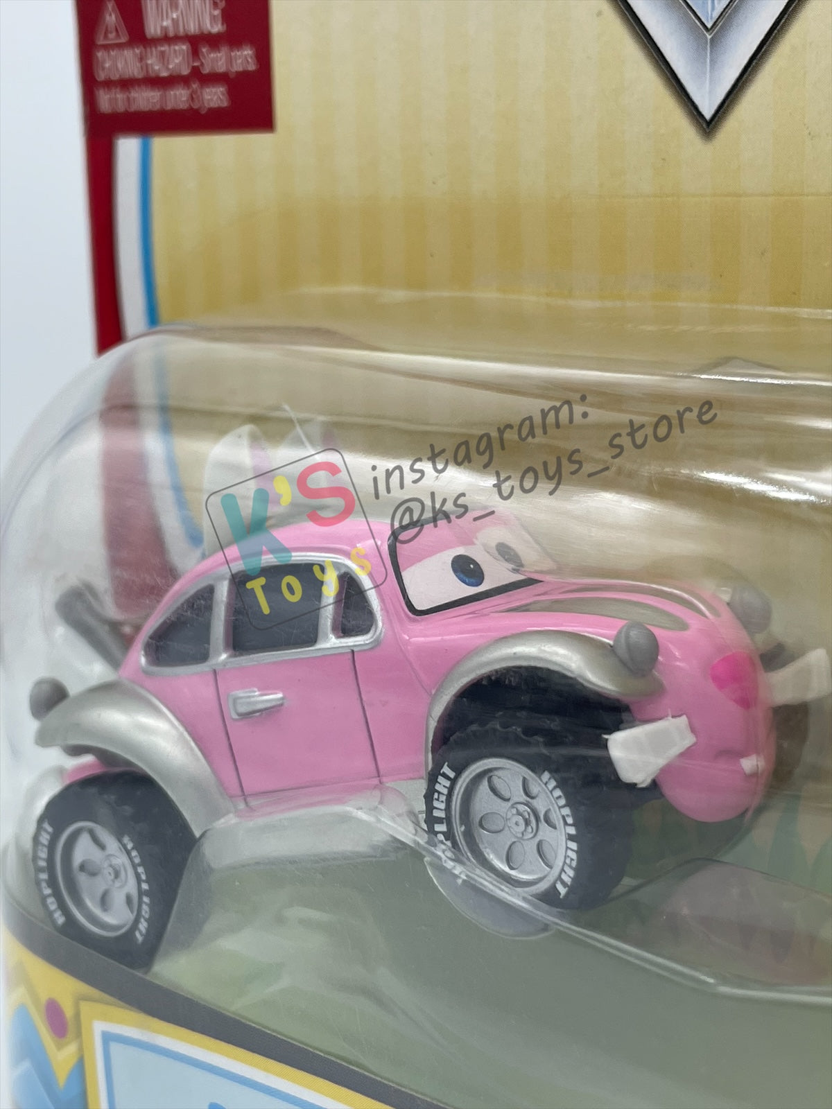 DISNEY PIXAR CARS 1:55 BY MATTEL, "EASTER BUGGY WITH BASKET" EASTER SERIES - BNIP