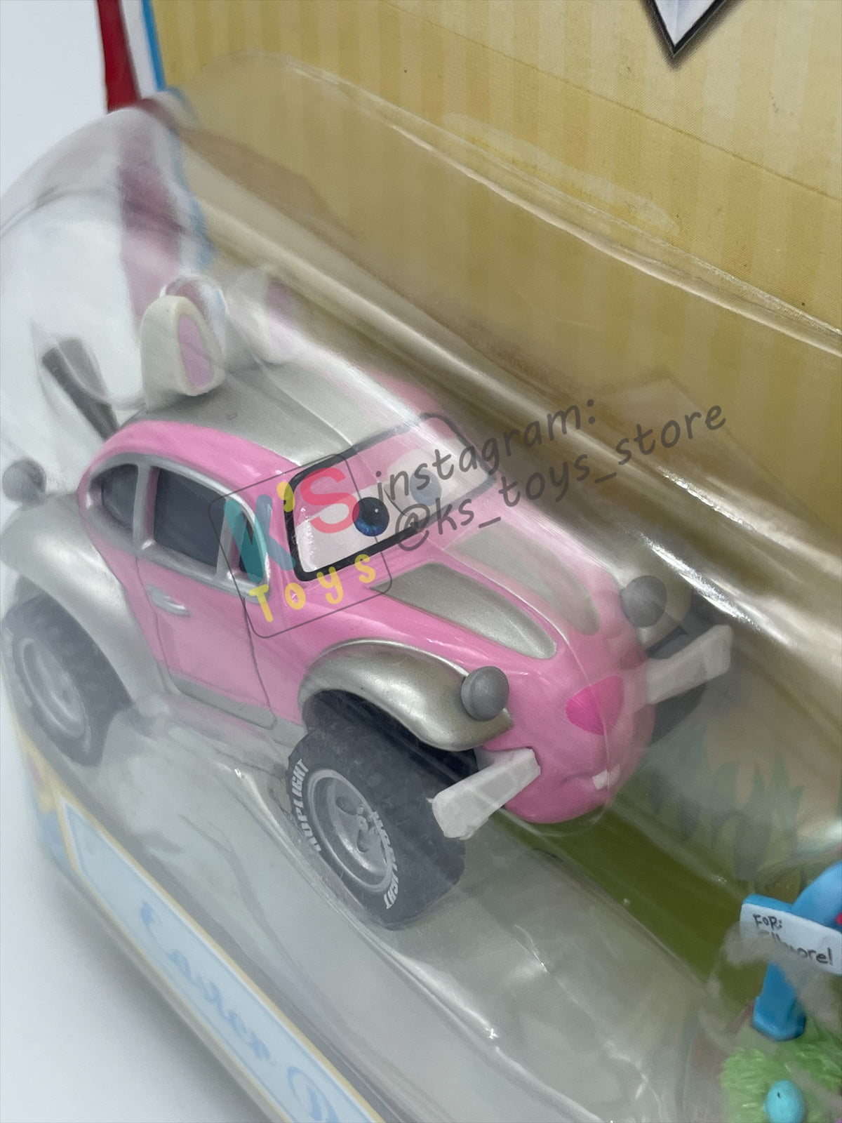 DISNEY PIXAR CARS 1:55 BY MATTEL, "EASTER BUGGY WITH BASKET" EASTER SERIES - BNIP