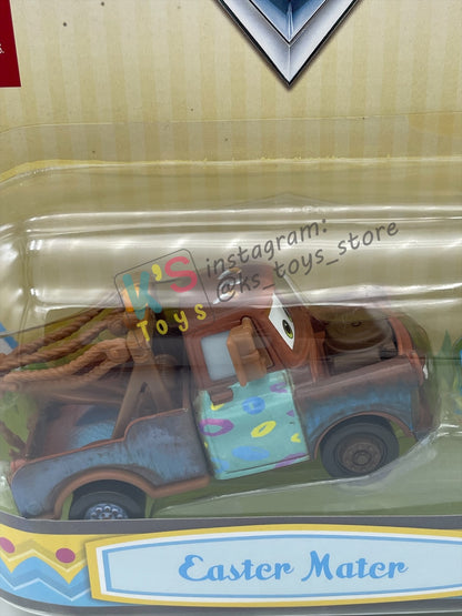 DISNEY PIXAR CARS 1:55 BY MATTEL, "EASTER MATER WITH BASKET" EASTER SERIES - BNIP