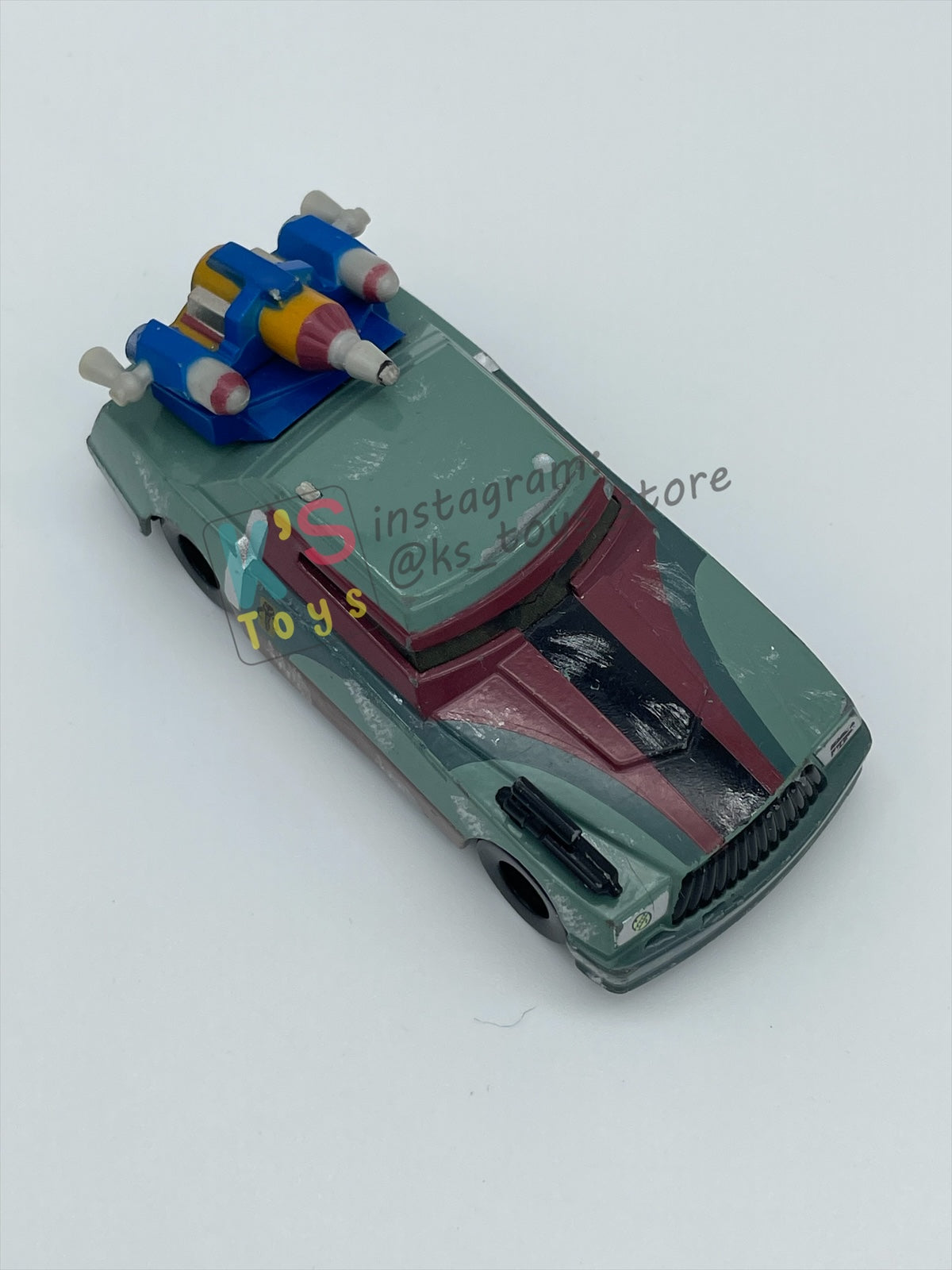 PRE-OWNED / LOOSE DISNEY PIXAR CARS - "CHICK HICKS AS BOBA FETT" STAR WARS SERIES - NEAR MINT CONDITION - READ DESCRIPTION!!!!!!!!!!