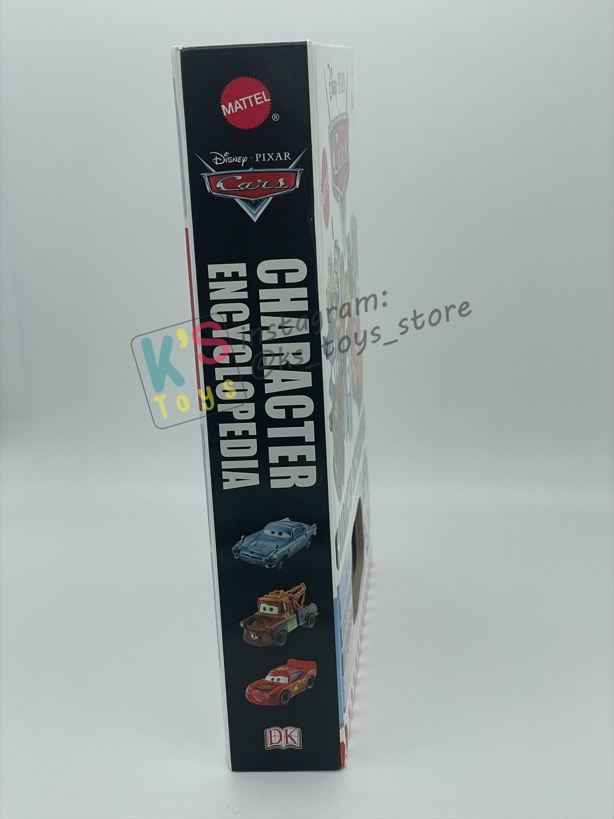 RARE Disney Pixar Cars by MATTEL, HUDSON HORNET PISTON CUP LIGHTNING MCQUEEN WITH METALLIC FINISH - CARS 2 BOOK CHARACTER ENCYCLOPEDIA - BNIP