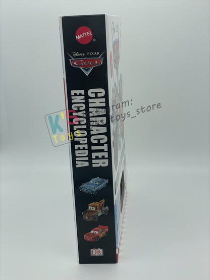 RARE Disney Pixar Cars by MATTEL, HUDSON HORNET PISTON CUP LIGHTNING MCQUEEN WITH METALLIC FINISH - CARS 2 BOOK CHARACTER ENCYCLOPEDIA - BNIP