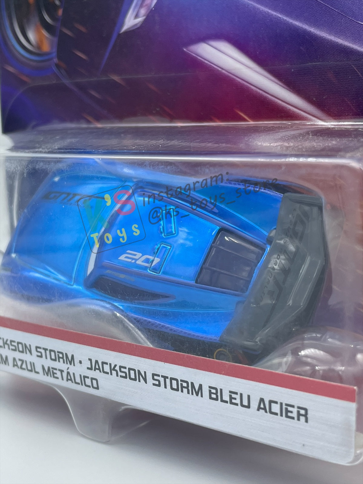 RARE Disney Pixar Cars by MATTEL, JACKSON STORM STEEL BLUE - 2019 PROMO  - BNIP