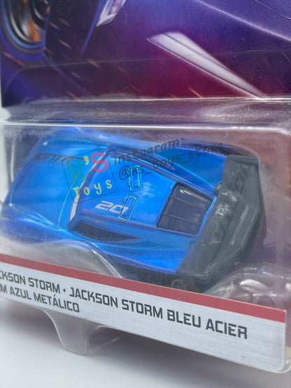 RARE Disney Pixar Cars by MATTEL, JACKSON STORM STEEL BLUE - 2019 PROMO  - BNIP