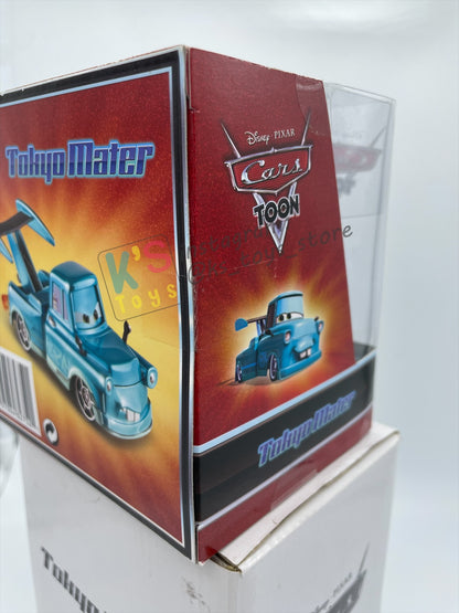 2010 Exclusive SDCC Tokyo Mater with Flames - Rare Disney Pixar Cars by MattyCollector.com - BNIB