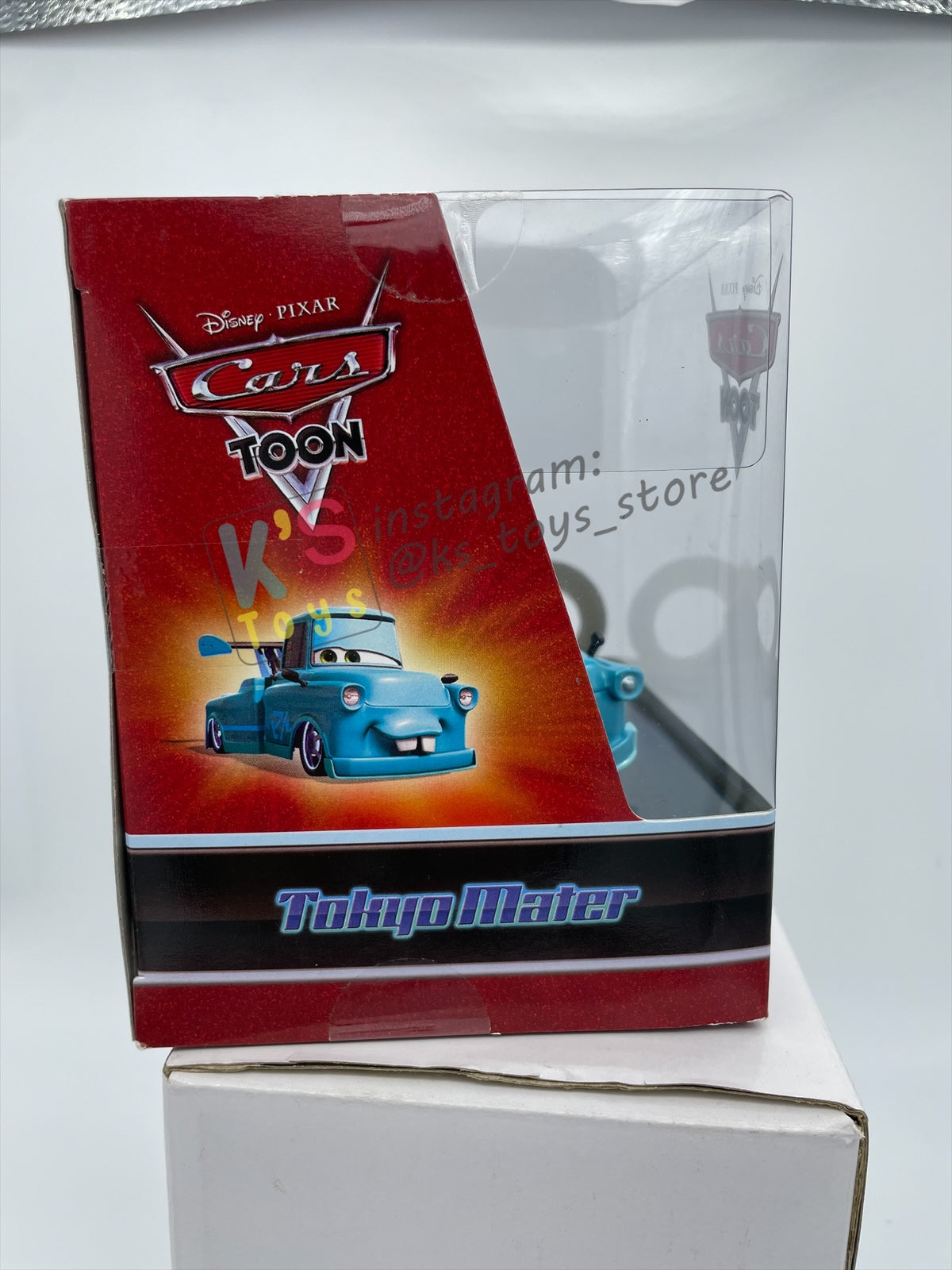 2010 Exclusive SDCC Tokyo Mater with Flames - Rare Disney Pixar Cars by MattyCollector.com - BNIB