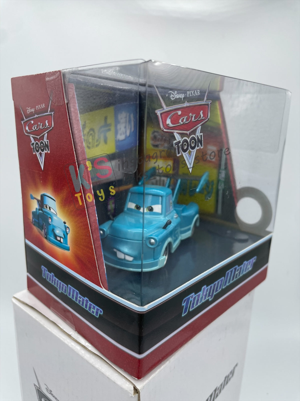 2010 Exclusive SDCC Tokyo Mater with Flames - Rare Disney Pixar Cars by MattyCollector.com - BNIB