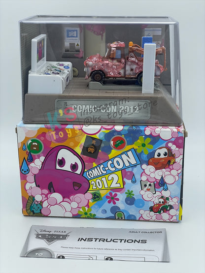 Rare Disney Pixar Cars by Mattel, Exclusive D23 2012 SDCC "Soapy Mater" - BNIB