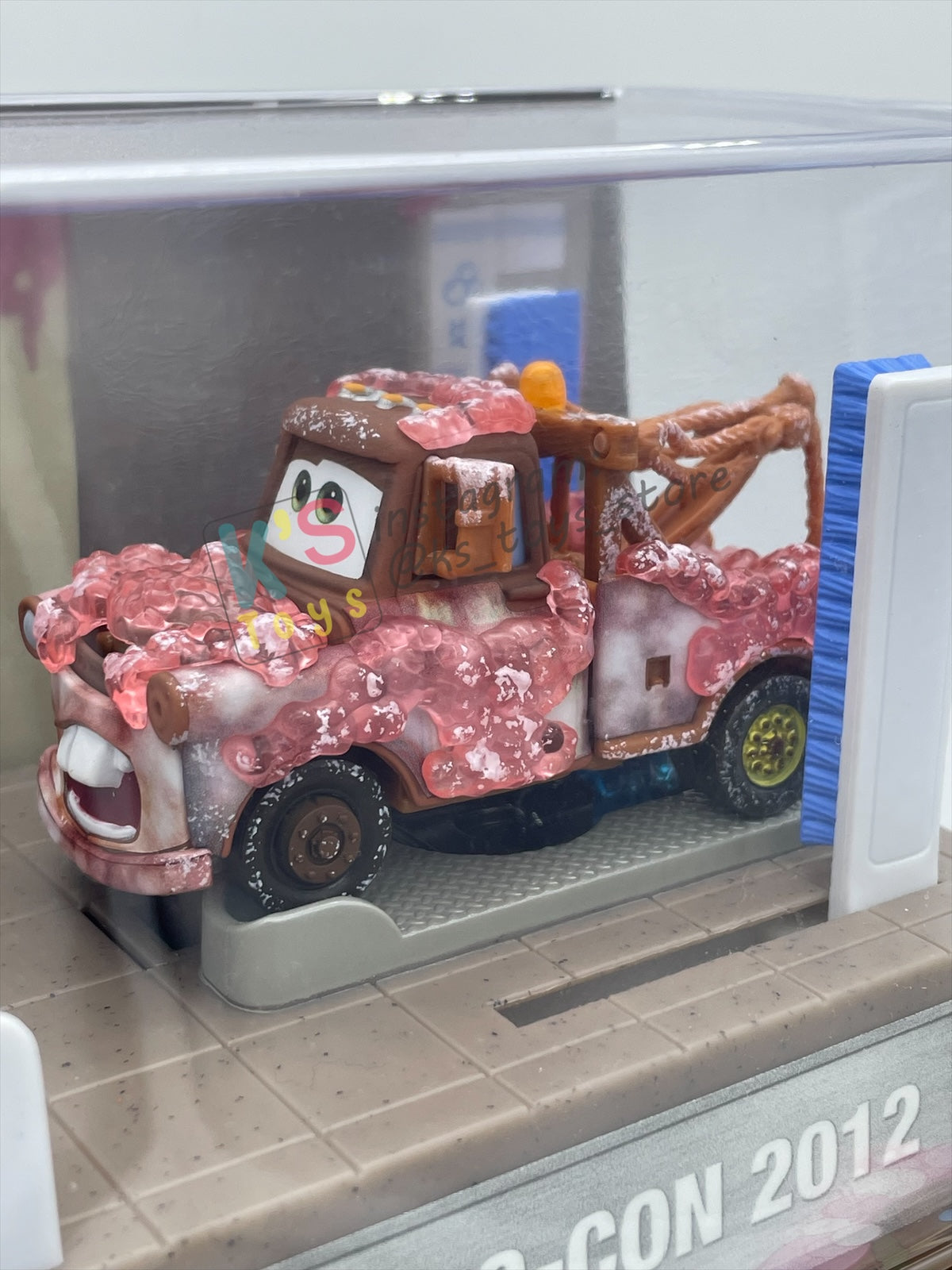 Rare Disney Pixar Cars by Mattel, Exclusive D23 2012 SDCC "Soapy Mater" - BNIB