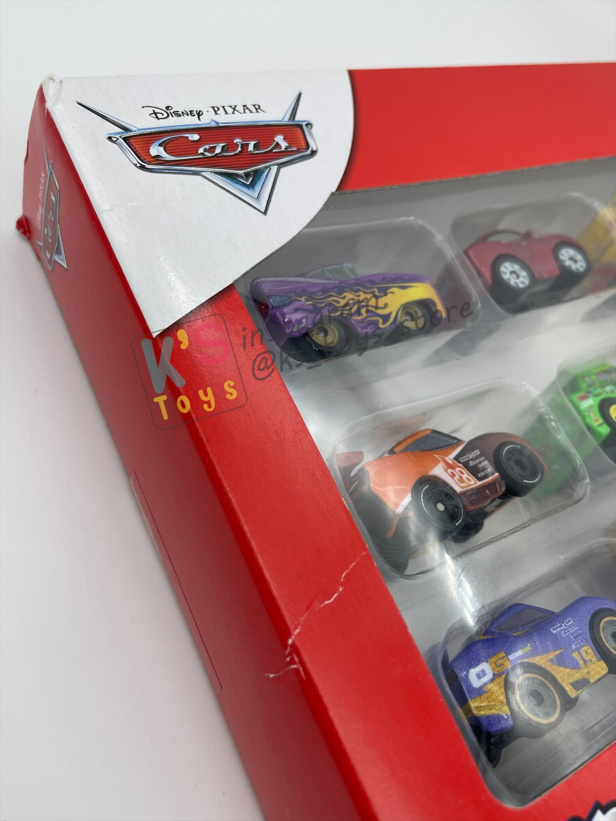 MINI RACERS DISNEY PIXAR CARS 10-PACK GOLDEN JACKSON STORM - BNIP