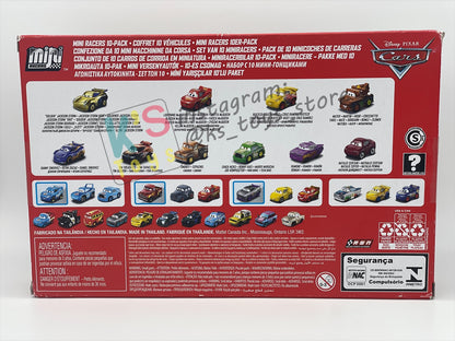 MINI RACERS DISNEY PIXAR CARS 10-PACK GOLDEN JACKSON STORM - BNIP