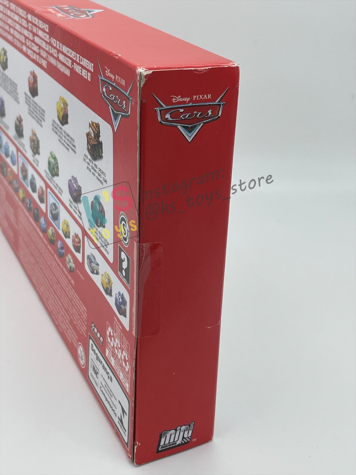 MINI RACERS DISNEY PIXAR CARS 10-PACK GOLDEN JACKSON STORM - BNIP