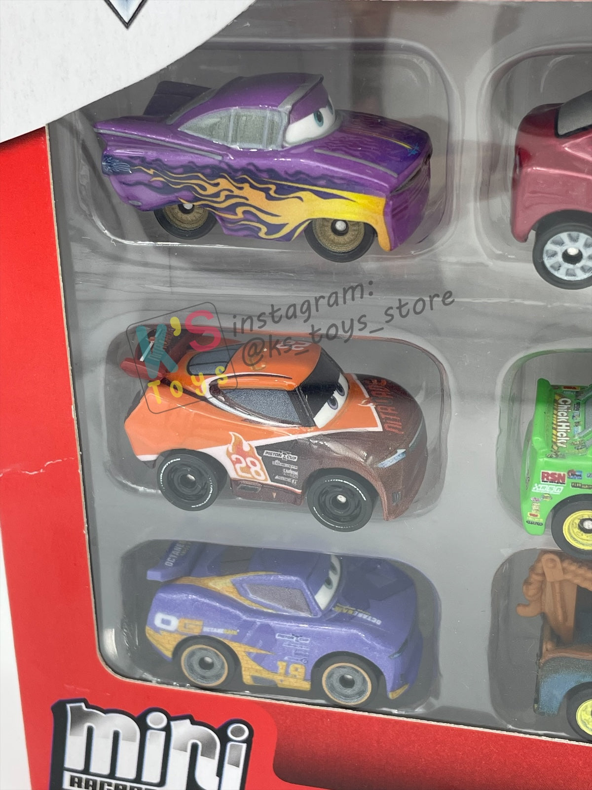 MINI RACERS DISNEY PIXAR CARS 10-PACK GOLDEN JACKSON STORM - BNIP