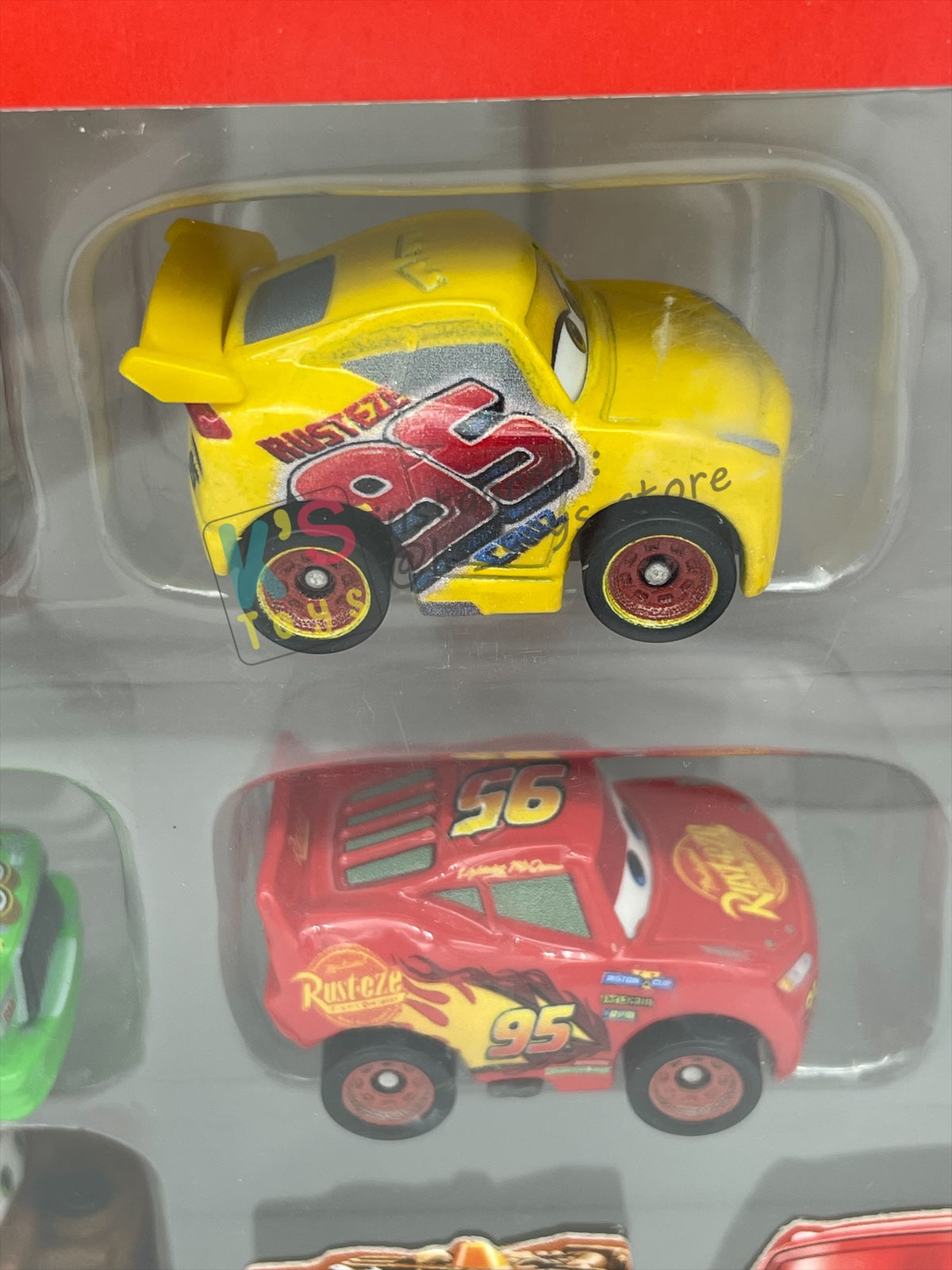 MINI RACERS DISNEY PIXAR CARS 10-PACK GOLDEN JACKSON STORM - BNIP